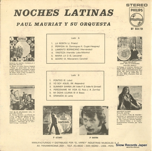 MAURIAT, PAUL latin nights BY844731
