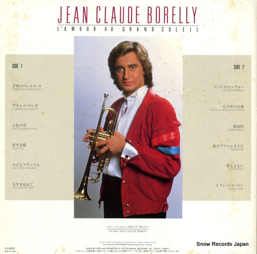 BORELLY, JEAN-CLAUDE l'amour au grand soleil VIP-28071