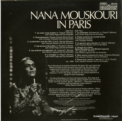 MOUSKOURI, NANA in paris 6870609