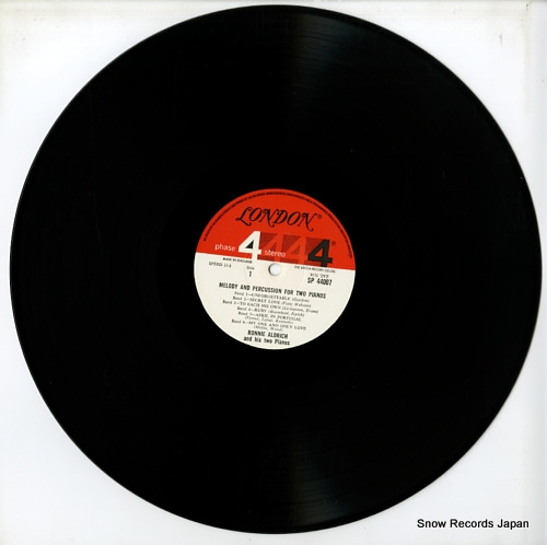 ALDRICH, RONNIE melody and percussion for two pianos SP44007