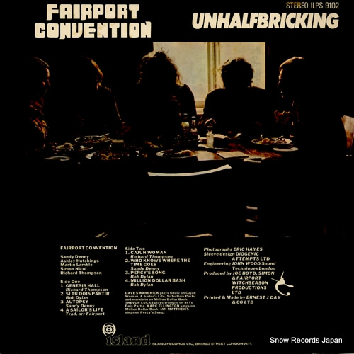 FAIRPORT CONVENTION unhalfbricking ILPS9102