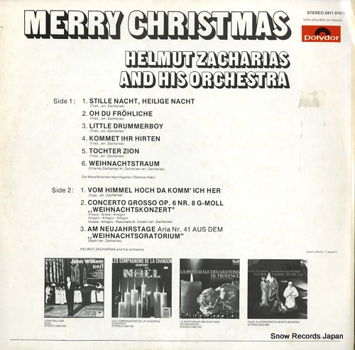 ZACHARIAS, HELMUT merry christmas 2411010