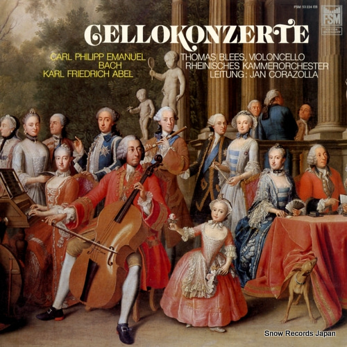 BLEES, THOMAS s.p.e.bach / abel; cellokonzerte FSM53224EB