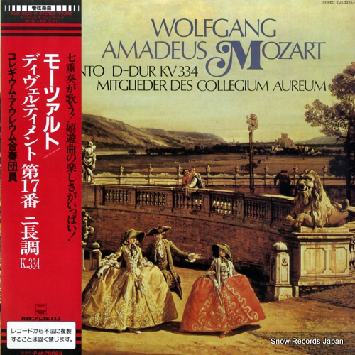 MITGLIEDER DES COLLEGIUM AUREUM mozart; divertimento d-dur kv334 KUX-3225-H