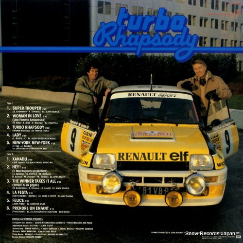 POURCEL, FRANCK turbo rhapsody 1A062-15599