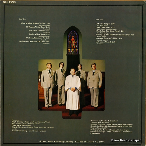 STANLEY, RALPH, AND THE CLINCH MOUNTAIN BOYS i'll wear a white robe SLP1590