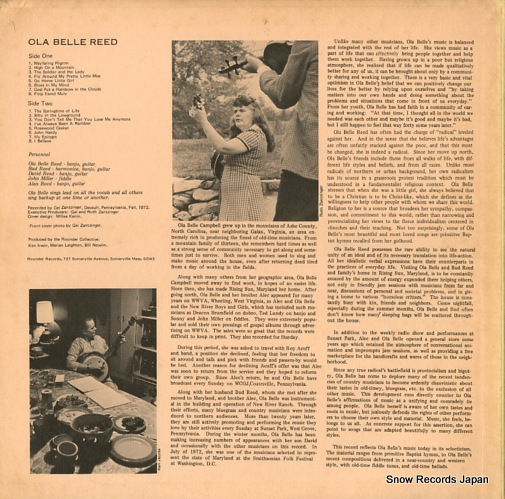 REED, OLA BELLE ola belle reed ROUNDER0021