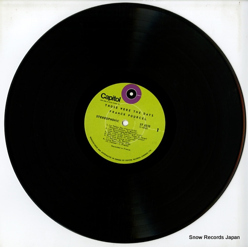 POURCEL, FRANCK those were the days / le temps des fleurs ST6310