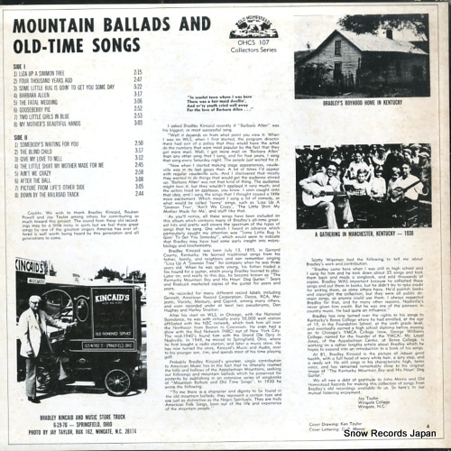 ֥åɥ꡼󥱥 mountain ballads and old-time songs OHCS-107
