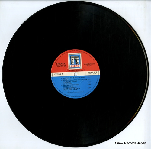 POURCEL, FRANCK l'amour est bleu SM62.079