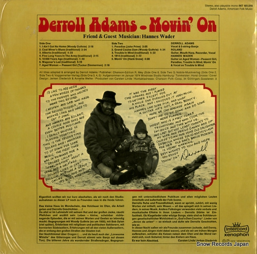 ADAMS, DERROLL movin' on INT161.014