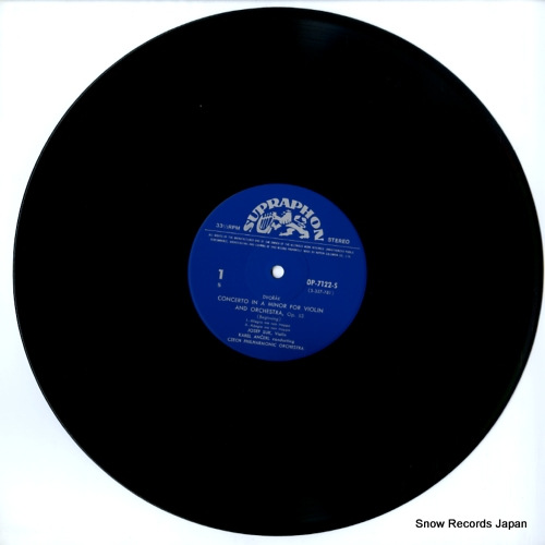 SUK, JOSEF dvorak; concerto in a minor for violin and orchestra OP-7122-S