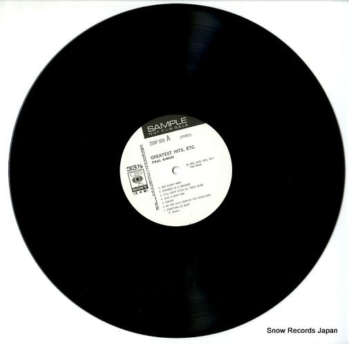 SIMON, PAUL greatest hits, etc. 25AP850