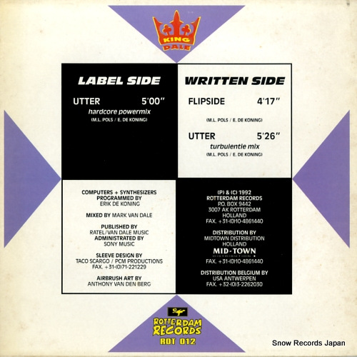 KING DALE utter! ROT012