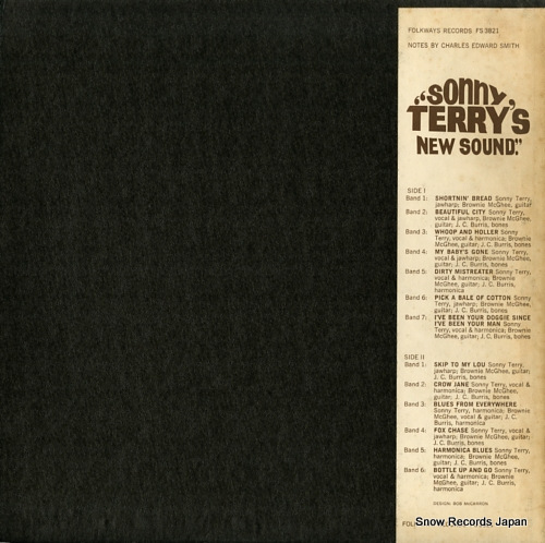 TERRY, SONNY the jawharp in blues & folk music FS3821