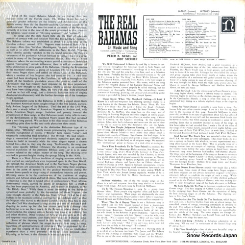 V/A the real bahamas (in music and song) H-72013