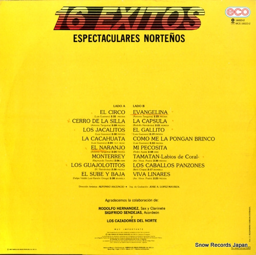 V/A 16 exitos espectaculares nortenos 16023-2