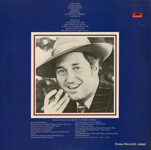 SEDAKA, NEIL overnight success MP2458