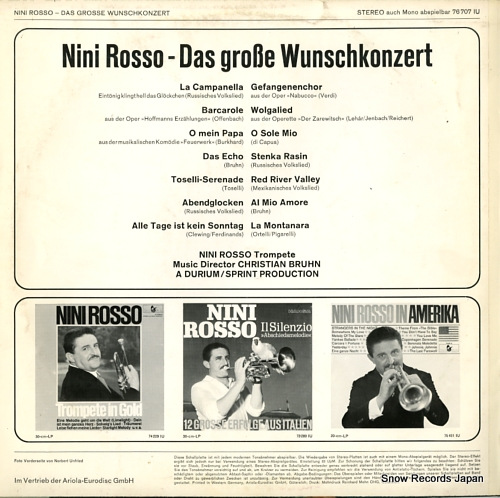 ROSSO, NINI das grosse wunschkonzert 76707IU
