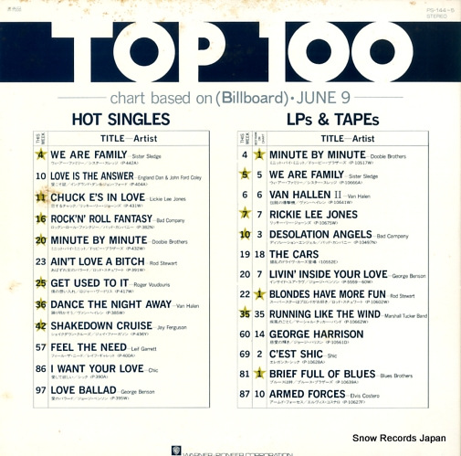 V/A american hot chart july/wea-way PS-144