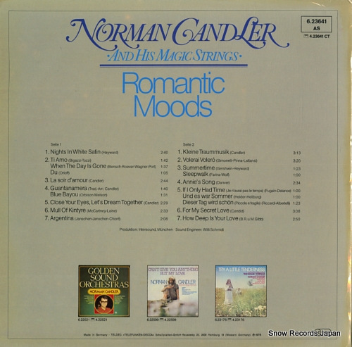 CANDLER, NORMAN romantic moods 623641