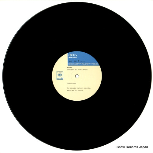 WALTER, BRUNO mahler; symphony no.9 in d major SOCL242