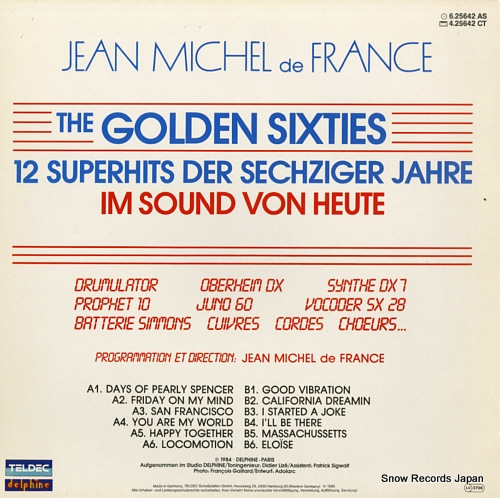 MICHEL, JEAN the golden sixties 625642