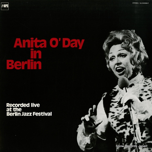O'DAY, ANITA anita o'day in berlin ULS-6068-P