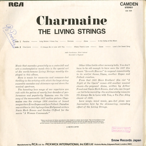 LIVING STRINGS, THE chamaine CDS1020