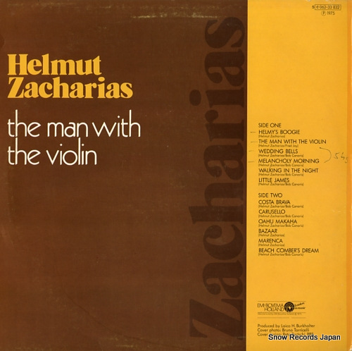 ZACHARIAS, HELMUT the man with the violin 5C062-33832