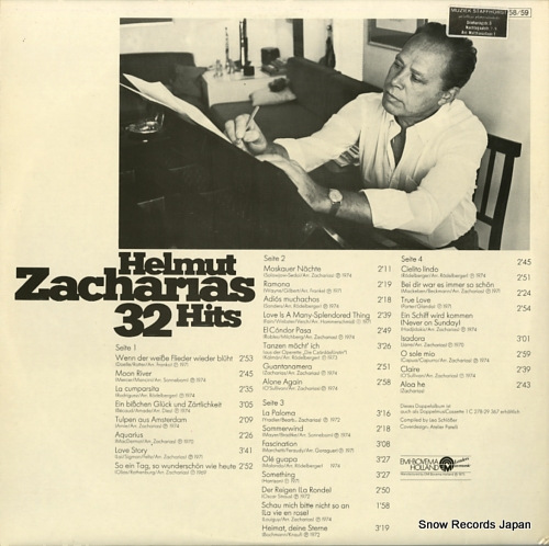 ZACHARIAS, HELMUT 32 hits 5C148-31258