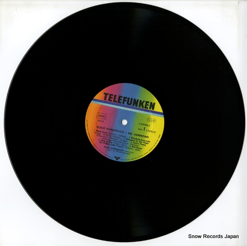 WUNDERLICH, KLAUS mr. hammond 6.28006