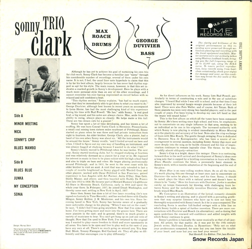 CLARK, SONNY sonny clark trio ULS-1801-V
