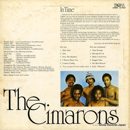 CIMARONS, THE cimarons in time RJ-7007