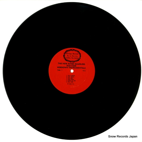 NEW RIVER RAMBLERS, THE old time hoedown instrumentals HERITAGE4