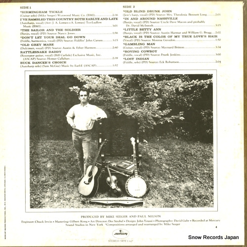 SEEGER, MIKE music from true vine SRM1-627