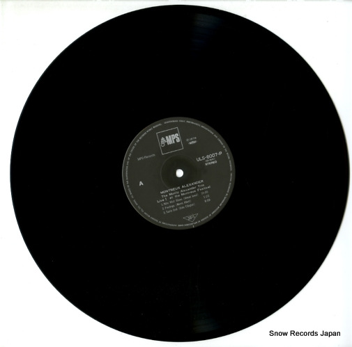 ALEXANDER, MONTY live at the montreux festival ULS-6007-P