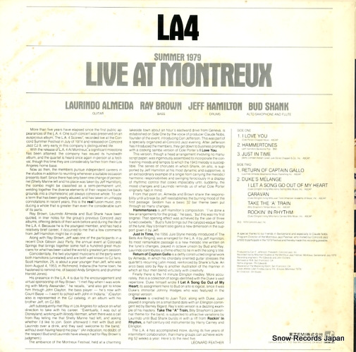 L.A.4 live at montreux summer 1979 ICJ-70194