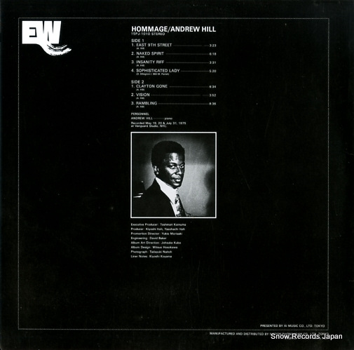 HILL, ANDREW hommage 15PJ-1010