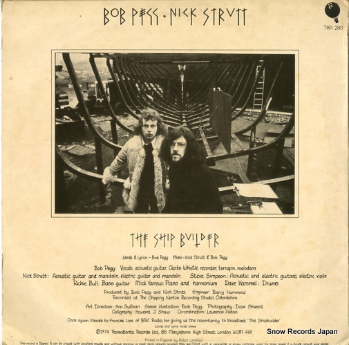 PEGG, BOB, AND NICK STRUTT the ship builder TRA280