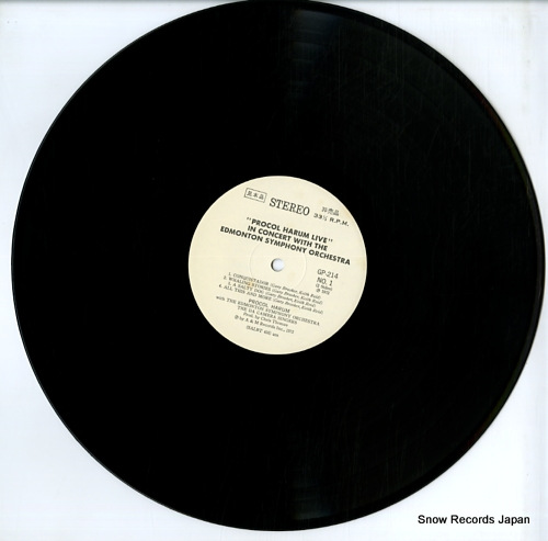 PROCOL HARUM procol harum live GP-214