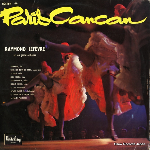 LEFEVRE, RAYMOND paris can can 82.164