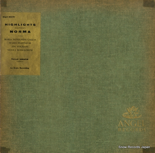 SERAFIN, TULLIO highlights from bellini's norma ANGEL35379