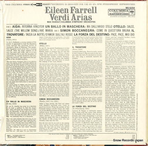 FARRELL, EILEEN verdi arias MS6254
