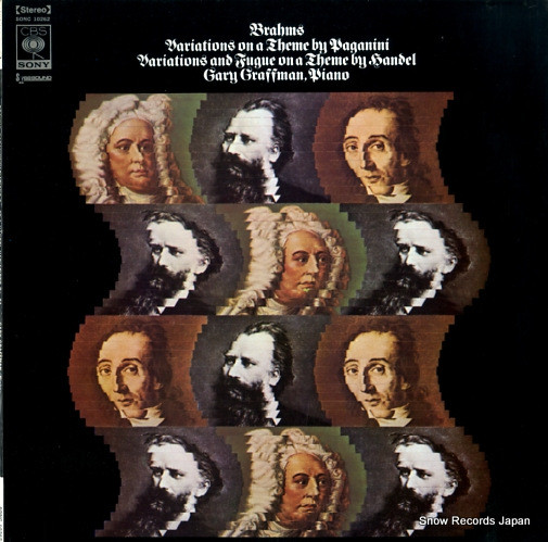 GRAFFMAN, GARY brahms; variations on a theme by paganini op.35 SONC10262