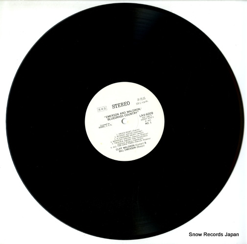 EMERSON AND WALDRON bluegrass country LAX6009