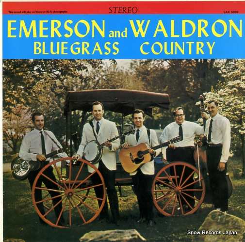 EMERSON AND WALDRON bluegrass country LAX6009