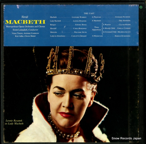 LEINSDORF, ERICH verdi; macbeth LSC-6147