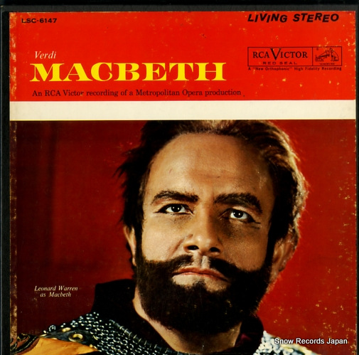 LEINSDORF, ERICH verdi; macbeth LSC-6147