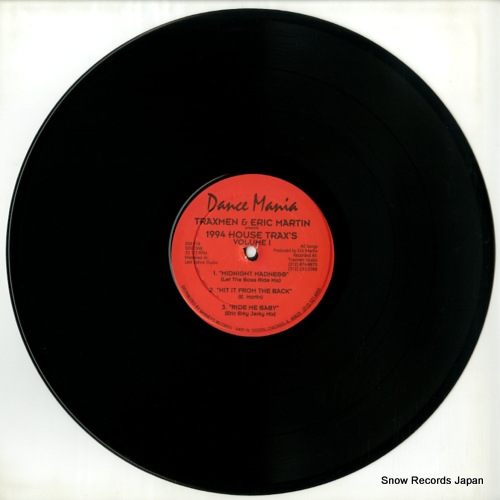 TRAXMEN AND ERIC MARTIN 1994 house trax's volume 1 DM059